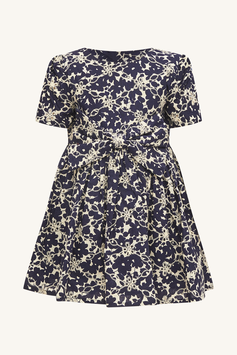 BABY GIRL ELSA DITSY MINI DRESS in colour DRESS BLUES