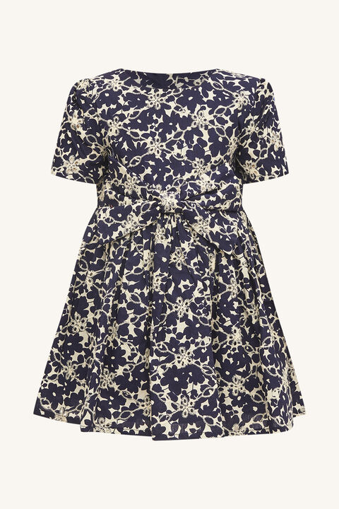 BABY GIRL ELSA DITSY MINI DRESS in colour DRESS BLUES