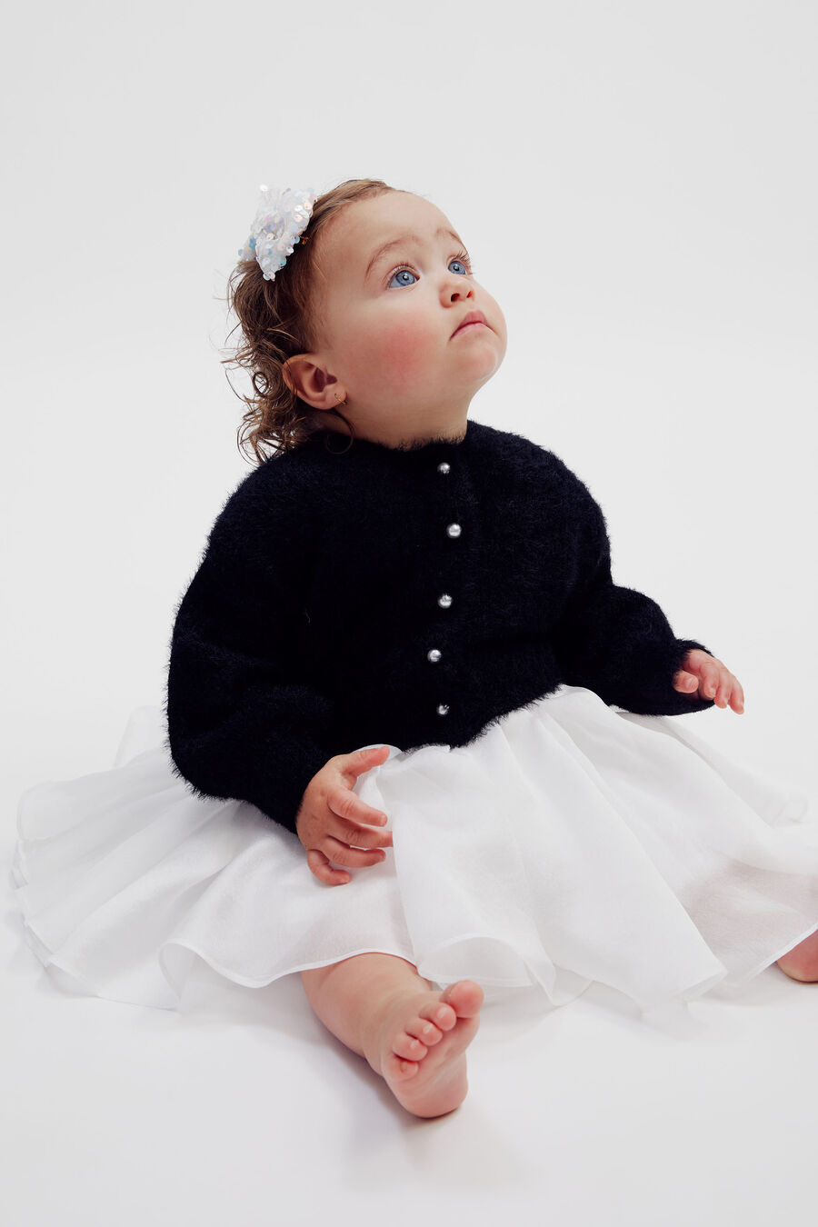 Baby Girl Bell Sleeve Cardi