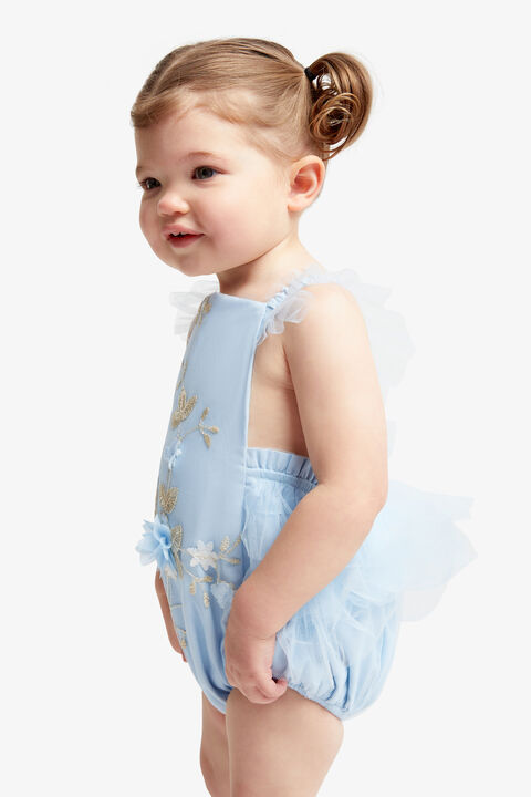 BRONTE FLORAL TULLE GROW in colour ANGEL WING
