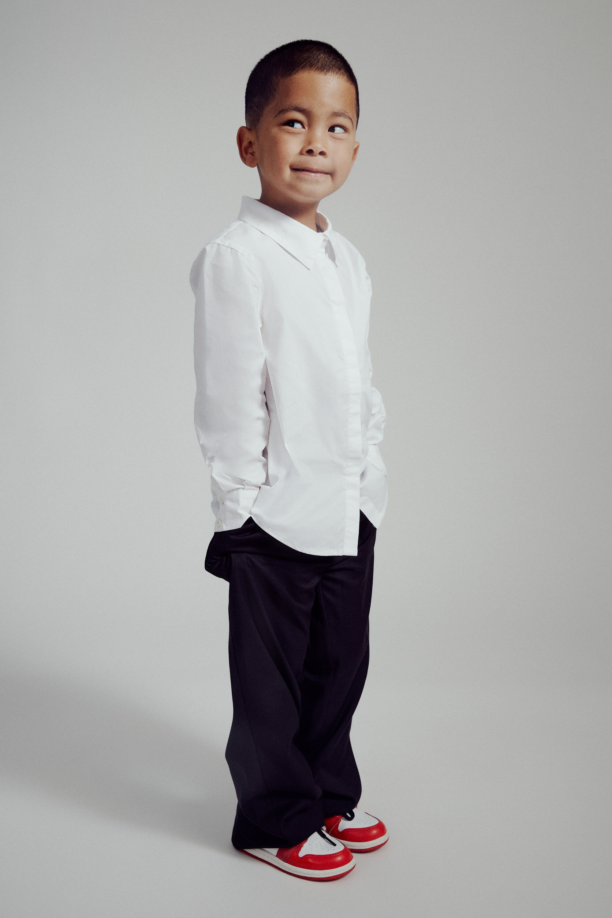 Boys pleated pants shop
