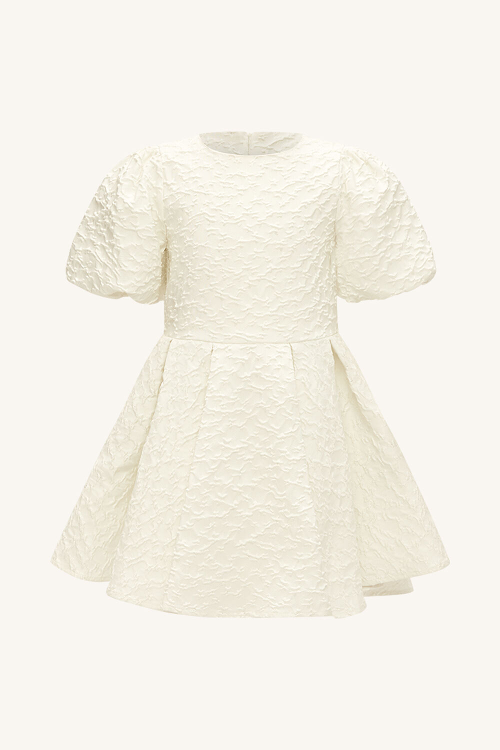 CLARA MINI DRESS in colour CLOUD DANCER