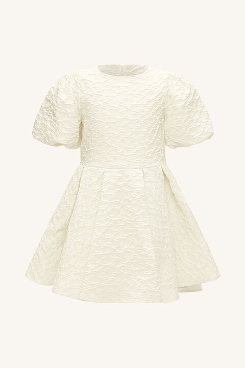CLARA MINI DRESS in colour CLOUD DANCER