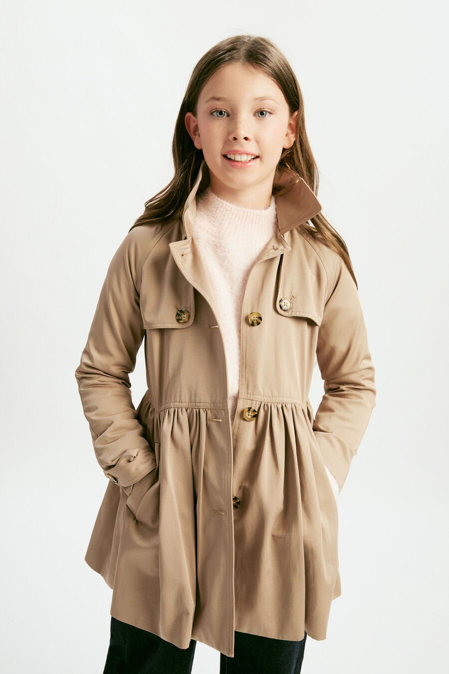 Girls Mia Classic Trench