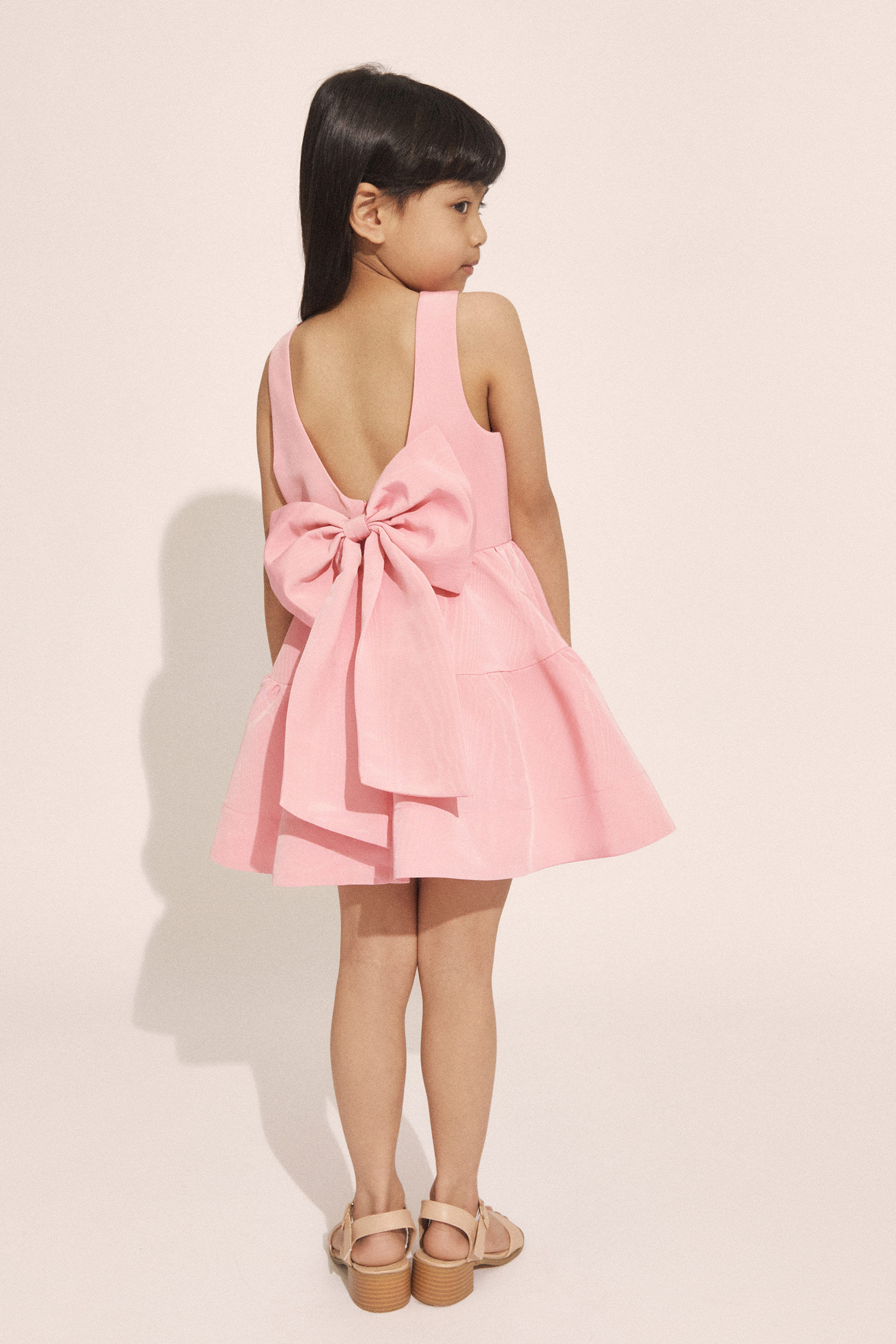 Girls Chiara Mini Dress In Bliss Pink | Bardot Junior