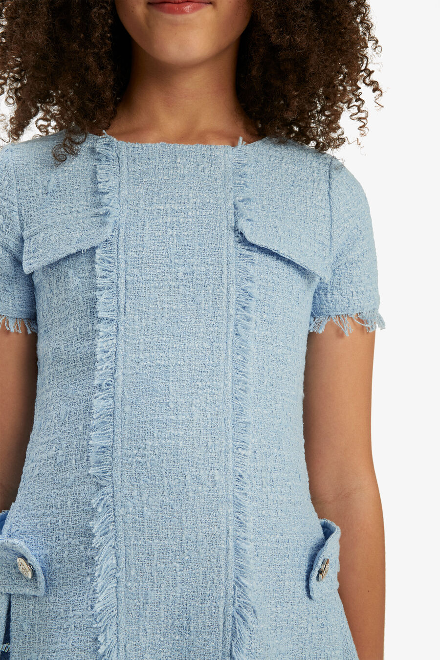 Girls Sutton Boucle Dress