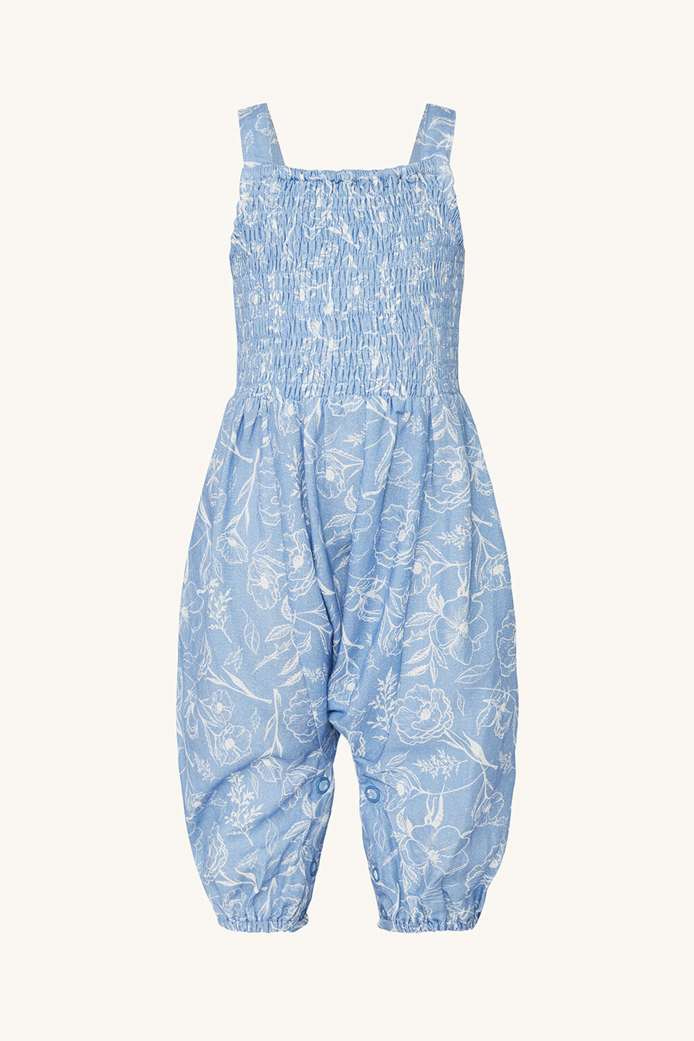 BABY GIRL MISSY FLORAL ONESIE in colour LOTUS