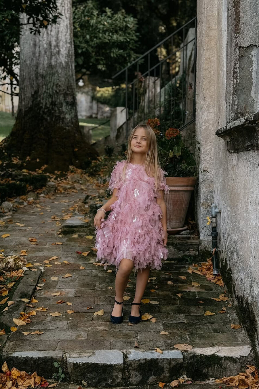 Girls Mallory Tiered Dress