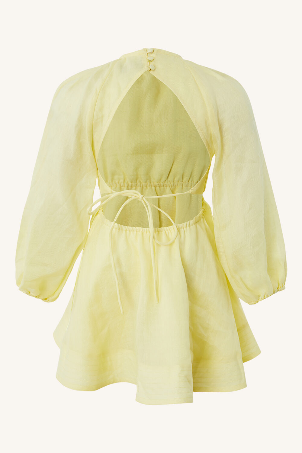 GIRLS MARGO MINI DRESS in colour BUTTERCUP