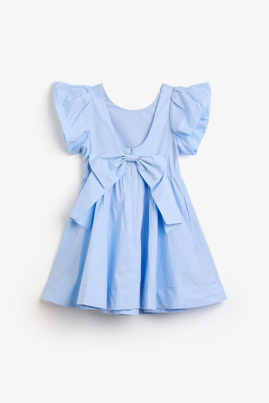 LANAI POPLIN DRESS in colour BLUE