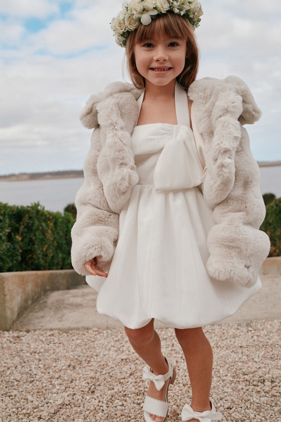 Girls Lyria Bow Dress