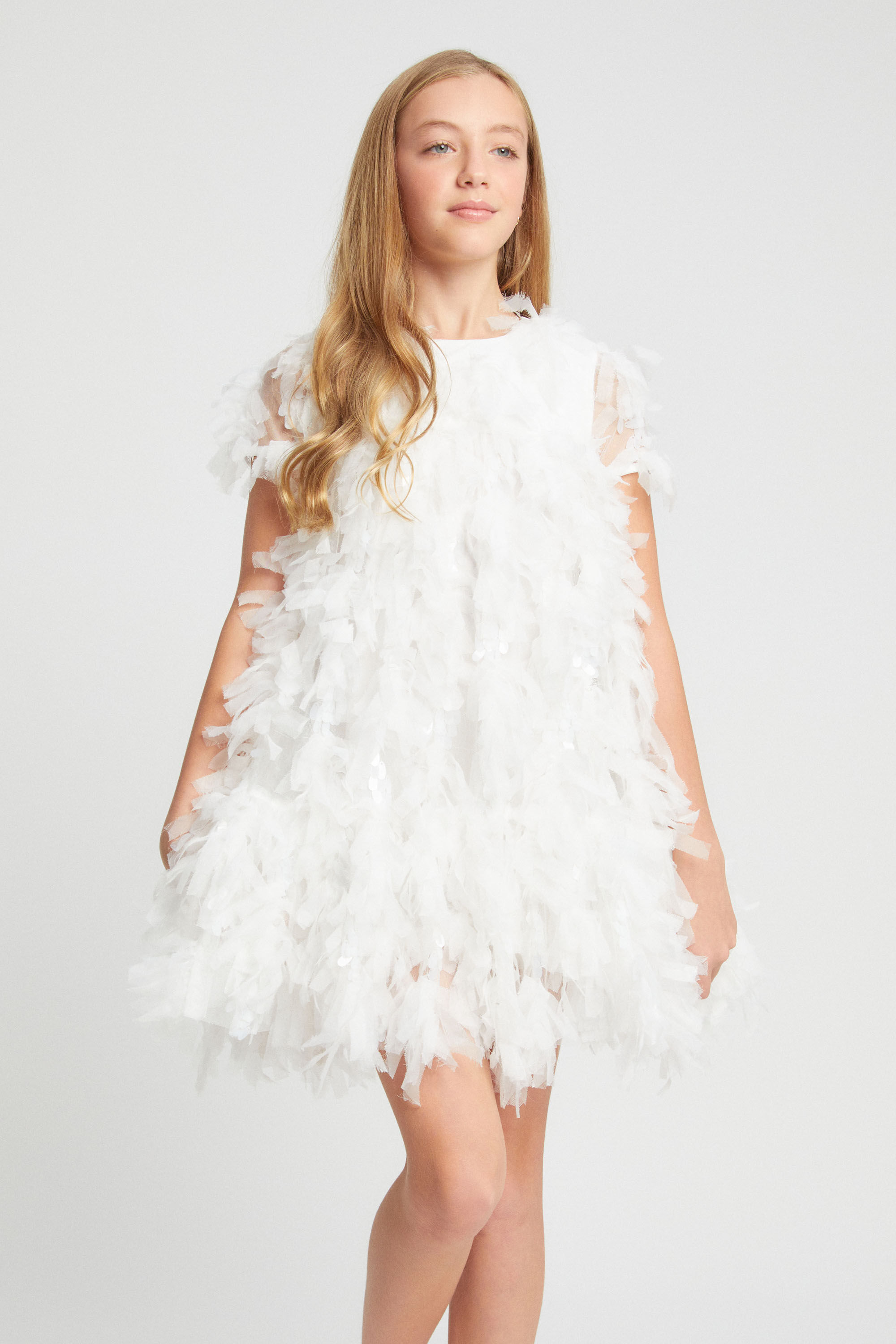 Bardot junior white hotsell dress