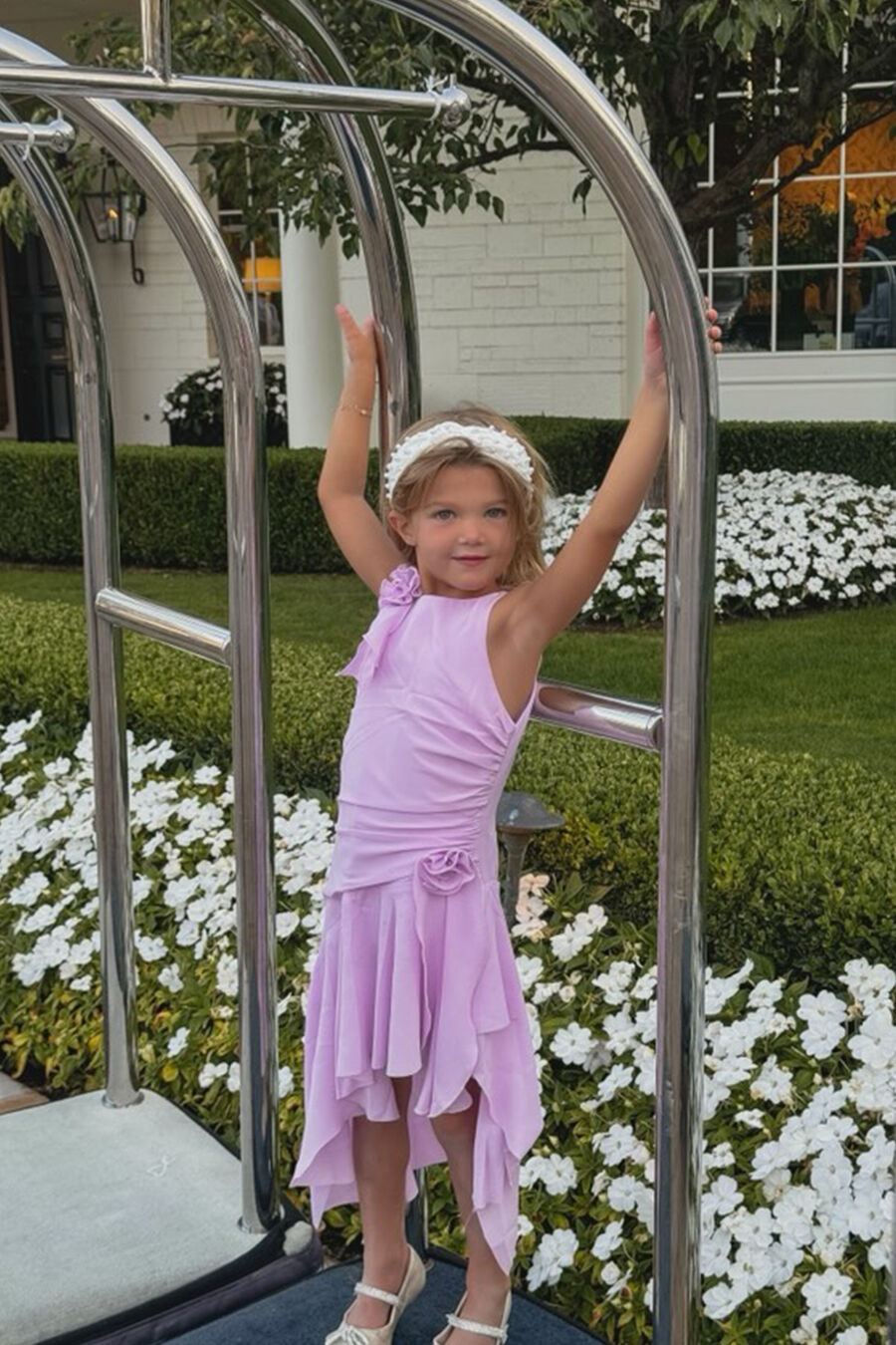 Girls Addison High Low Dress