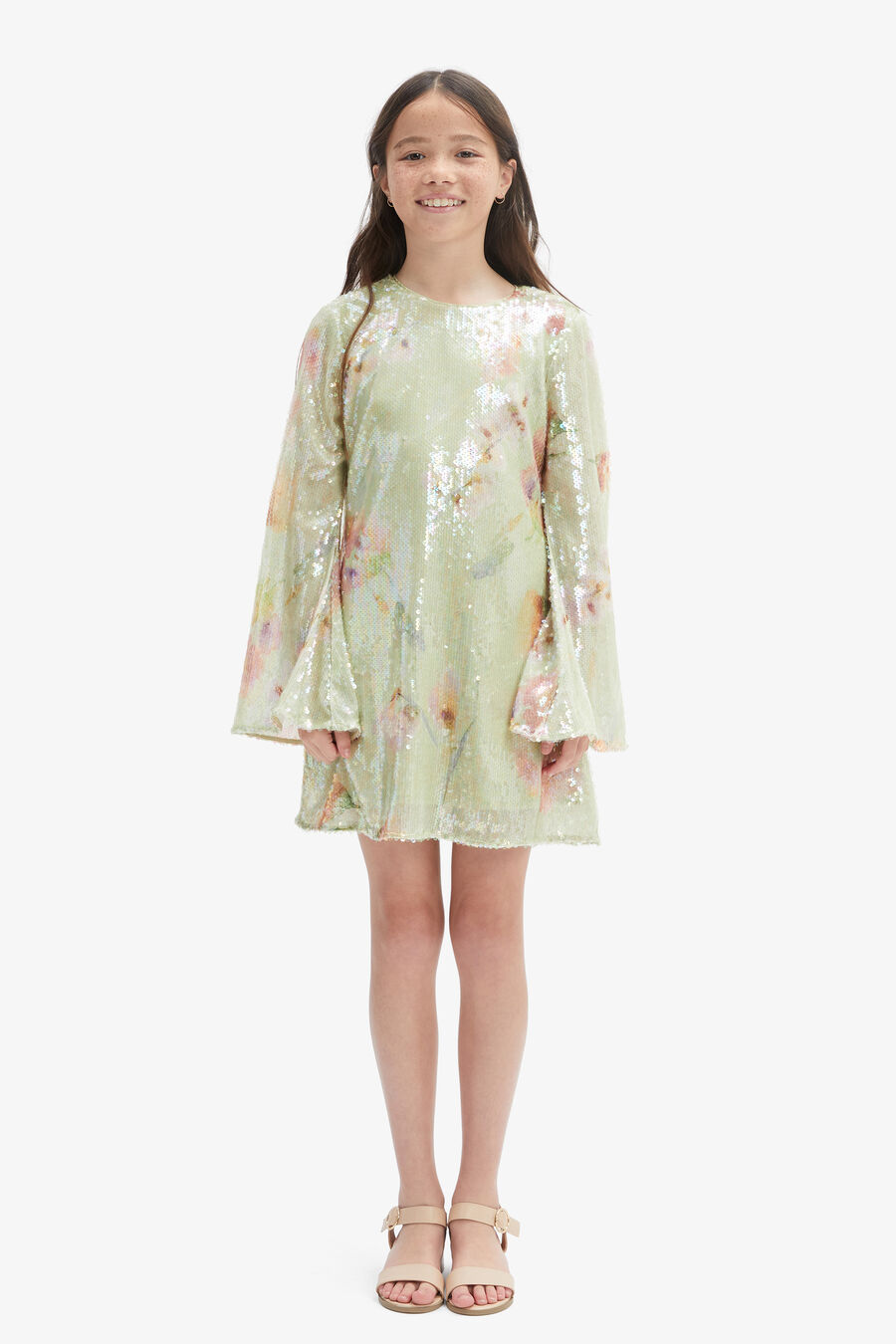 Girls Monique Sequin Dress