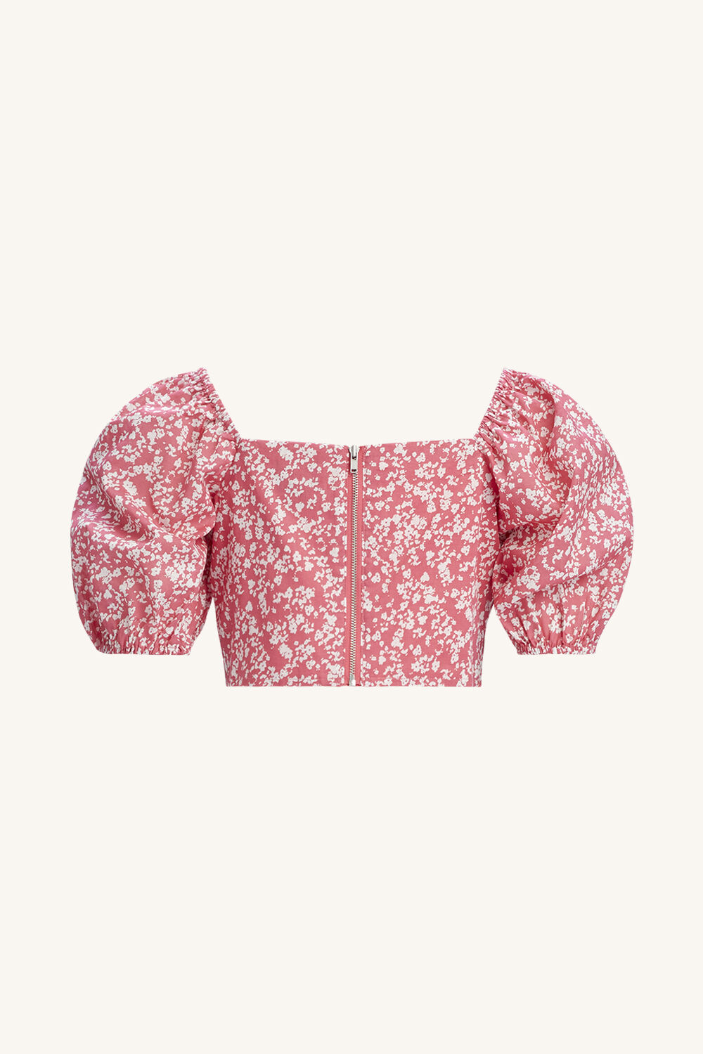 GIRLS AMELIA FLORAL TOP in colour PEACH WHIP