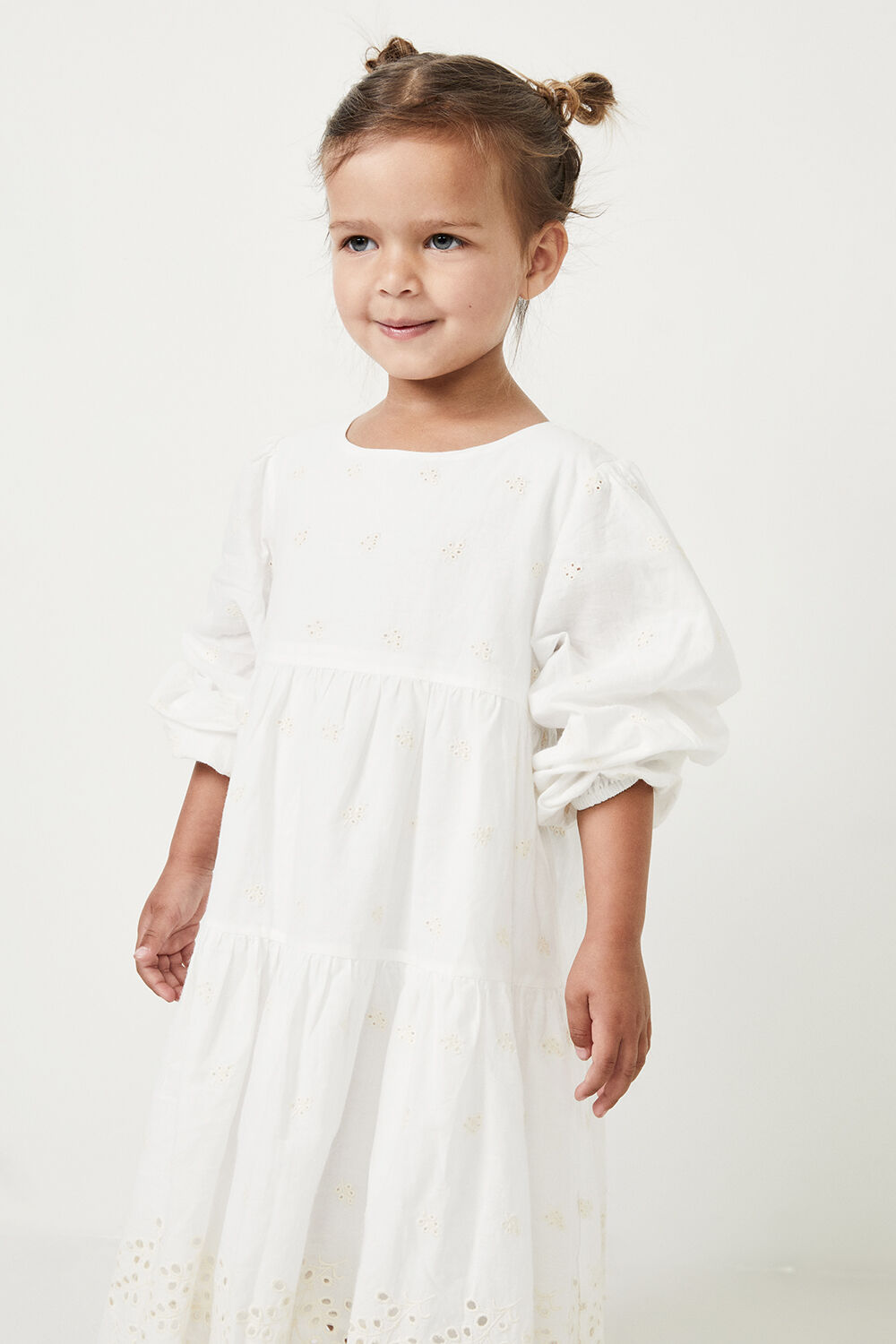 GIRLS ARIANNA MINI DRESS in colour CLOUD DANCER