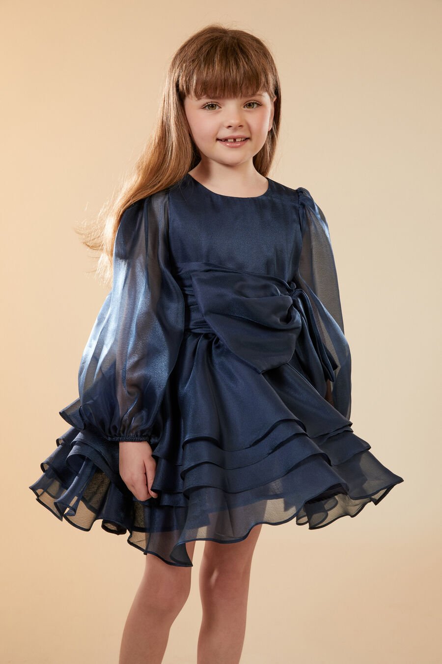 Girls Enya Organza Mini Dress