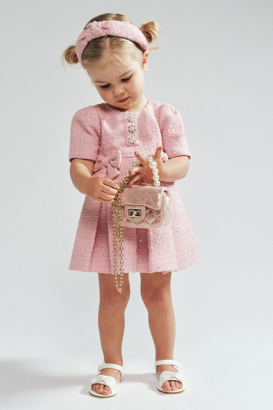 Baby Trinity Boucle Dress
