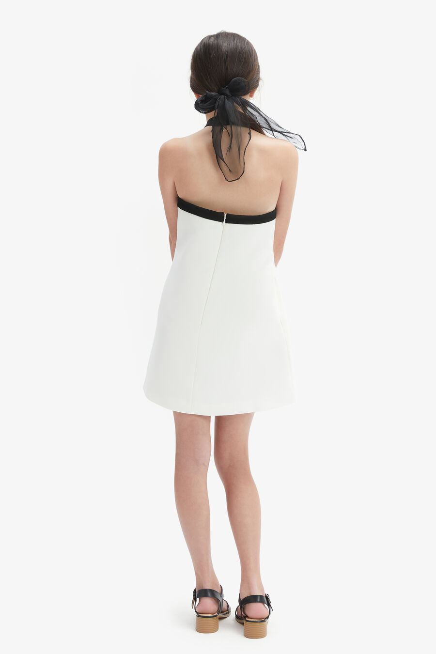 TIFFANY MINI DRESS in colour Orchid White