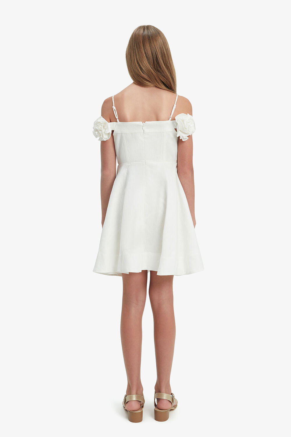 SIGMA CORSET MINI DRESS in colour BRIGHT WHITE