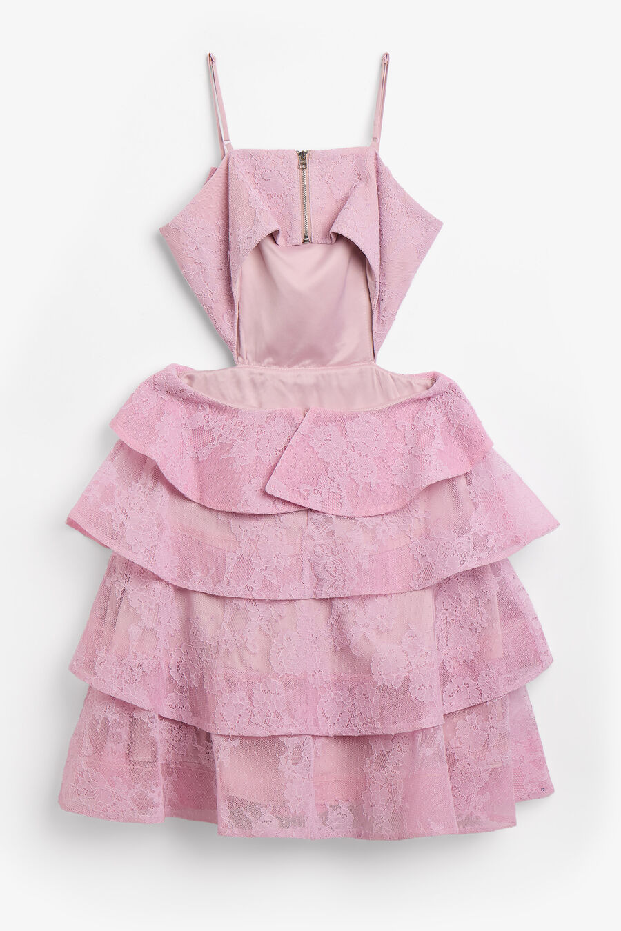 Girls Tulip Lace Midi Dress