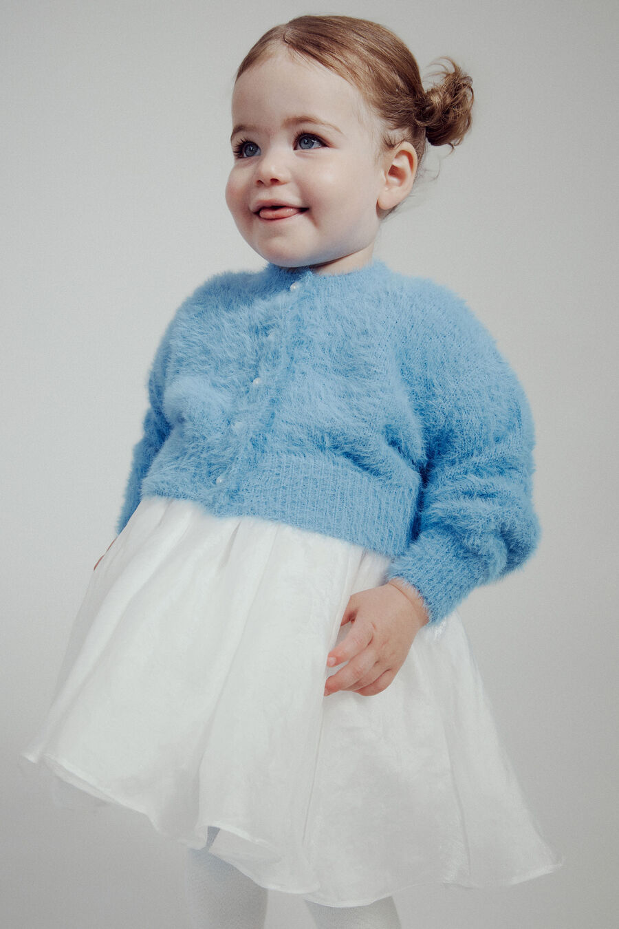 Baby Girl Bell Sleeve Cardi