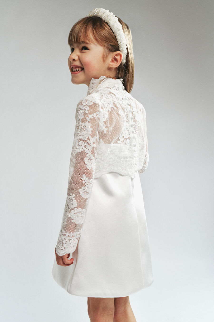 Girls Fleurine Lace Top