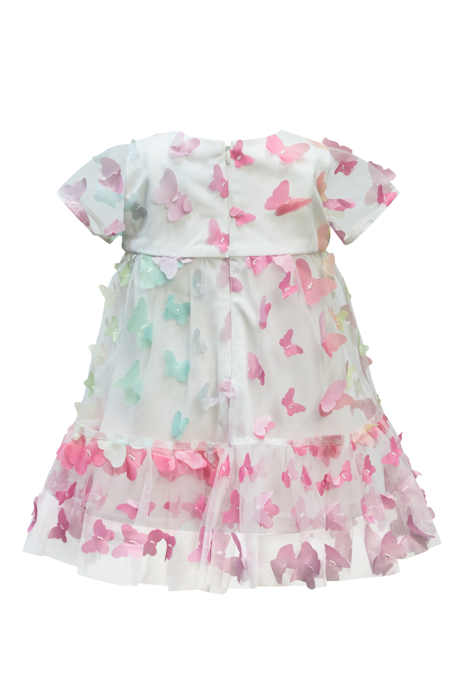 Baby Girl Butterfly Tiered Dress