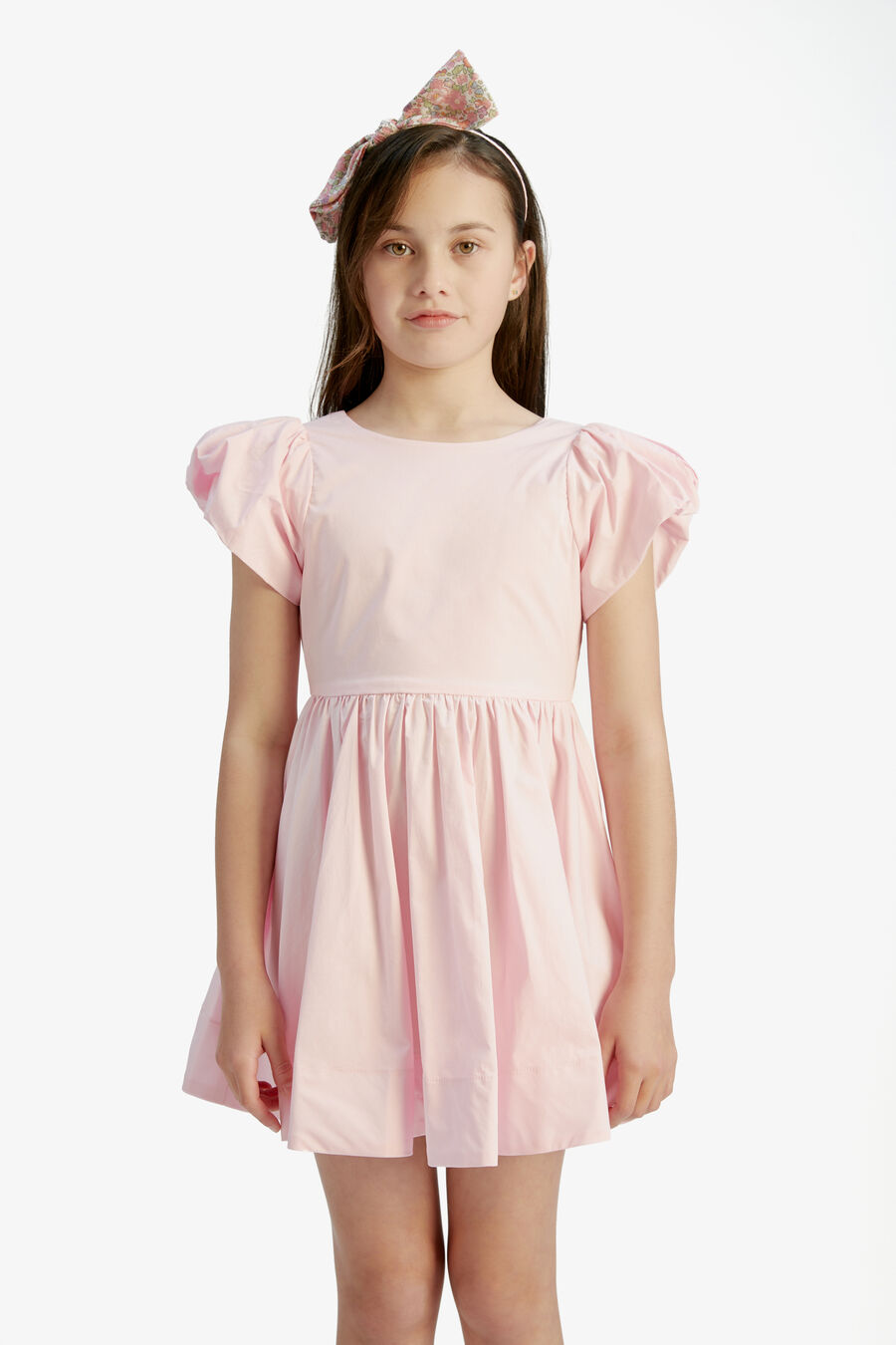 LANAI POPLIN DRESS in colour Bliss Pink