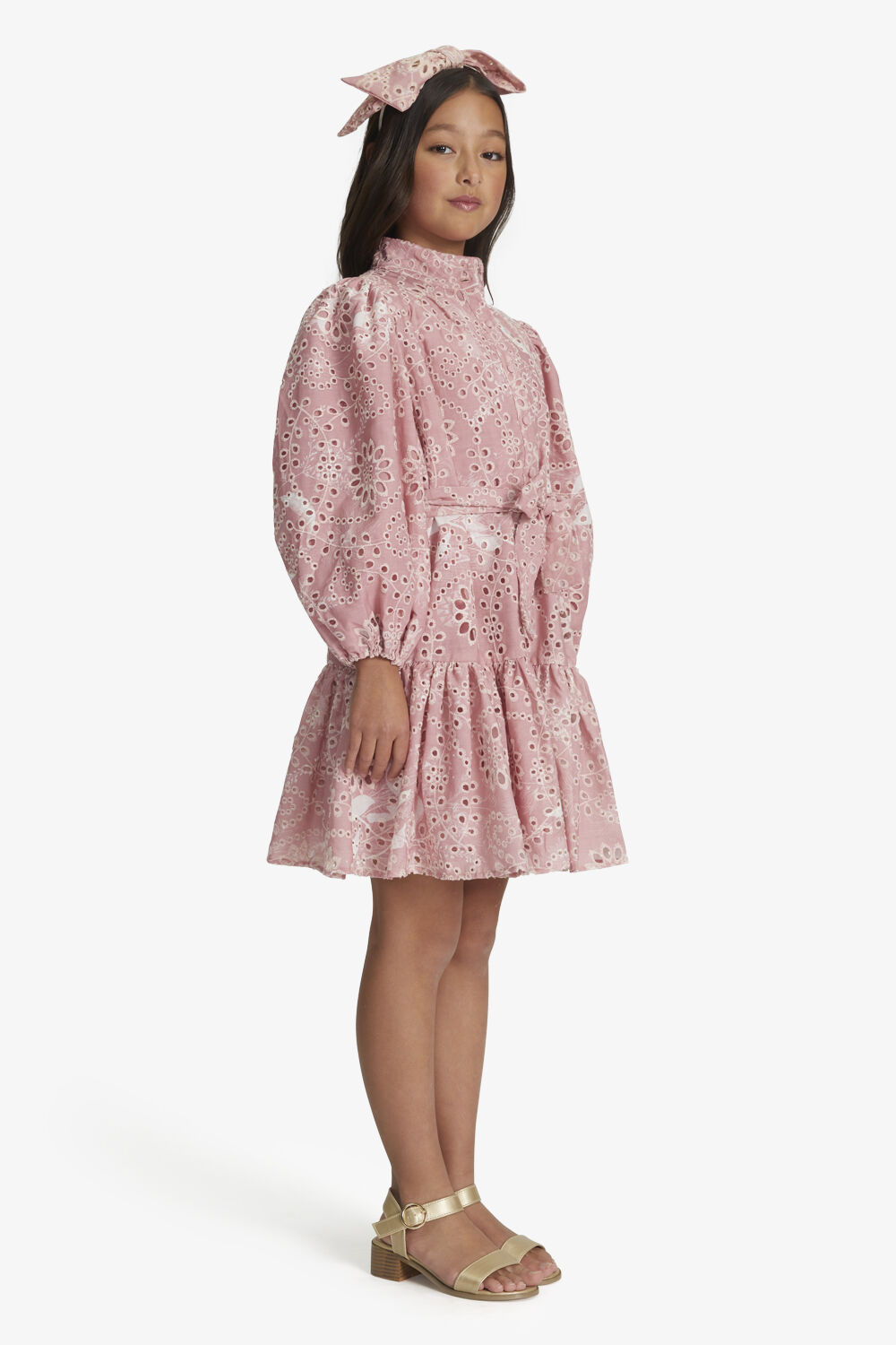 GIRLS MILA MINI SHIRT DRESS in colour ANGEL FALLS