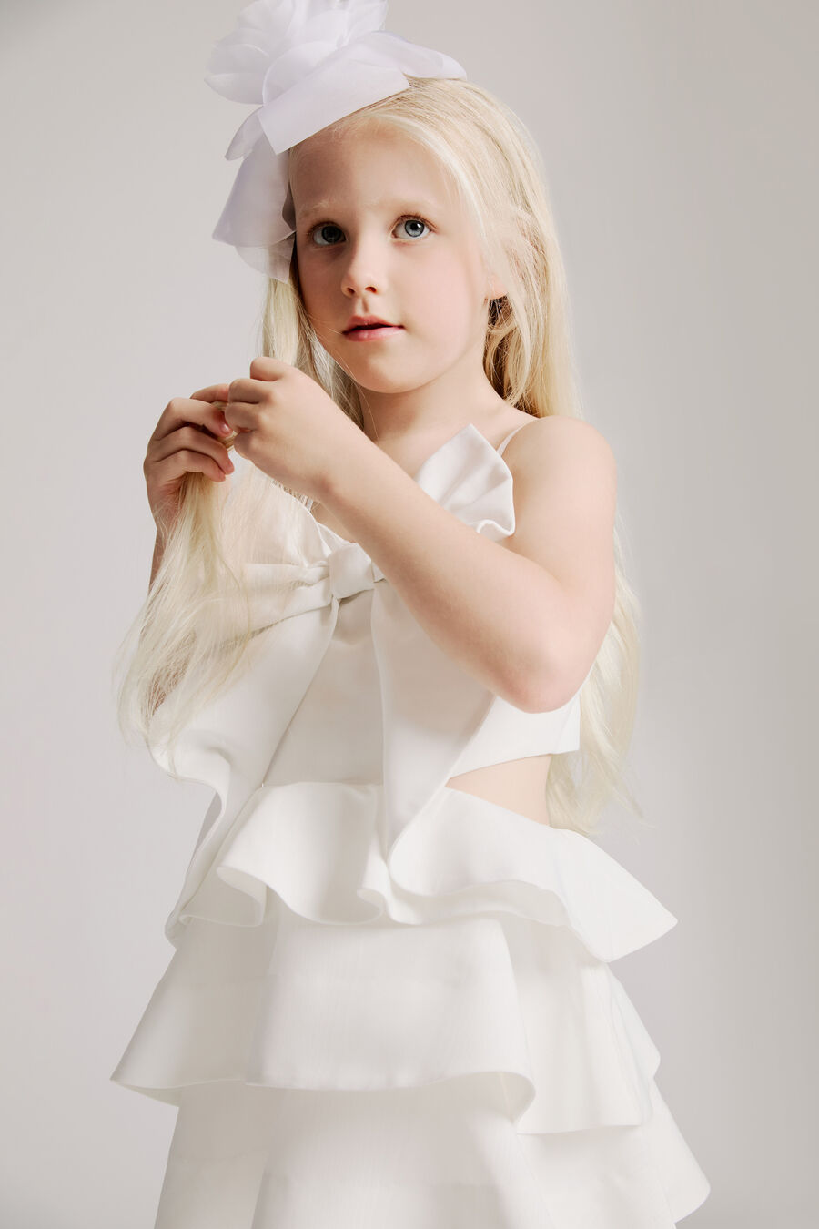 Girls Tulip Bow Dress