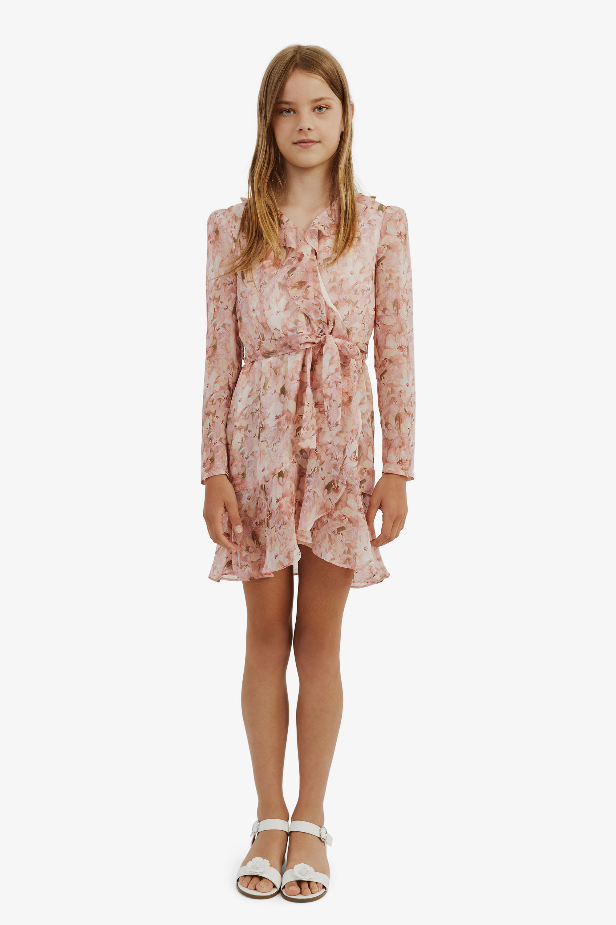 Junior wrap dress deals