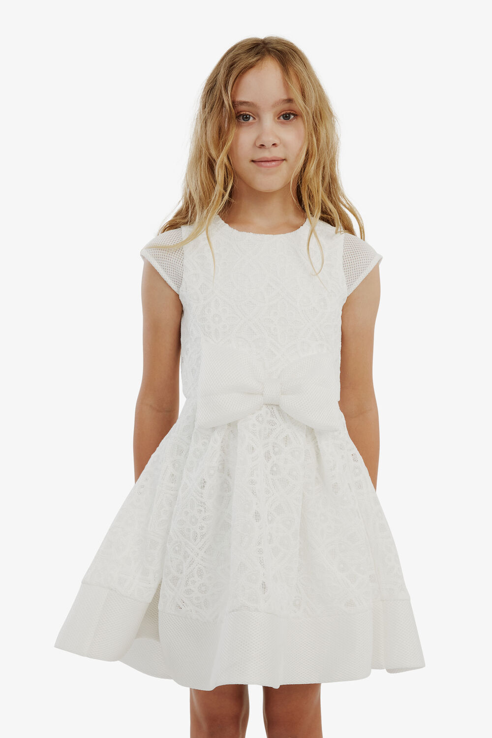 AVA STARLET DRESS in colour SNOW WHITE