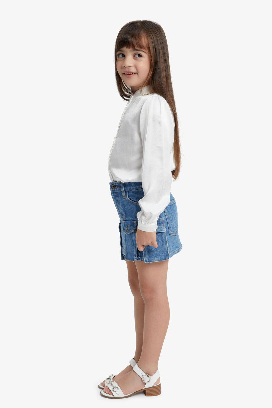 GIRLS LILY SILKY BLOUSE
