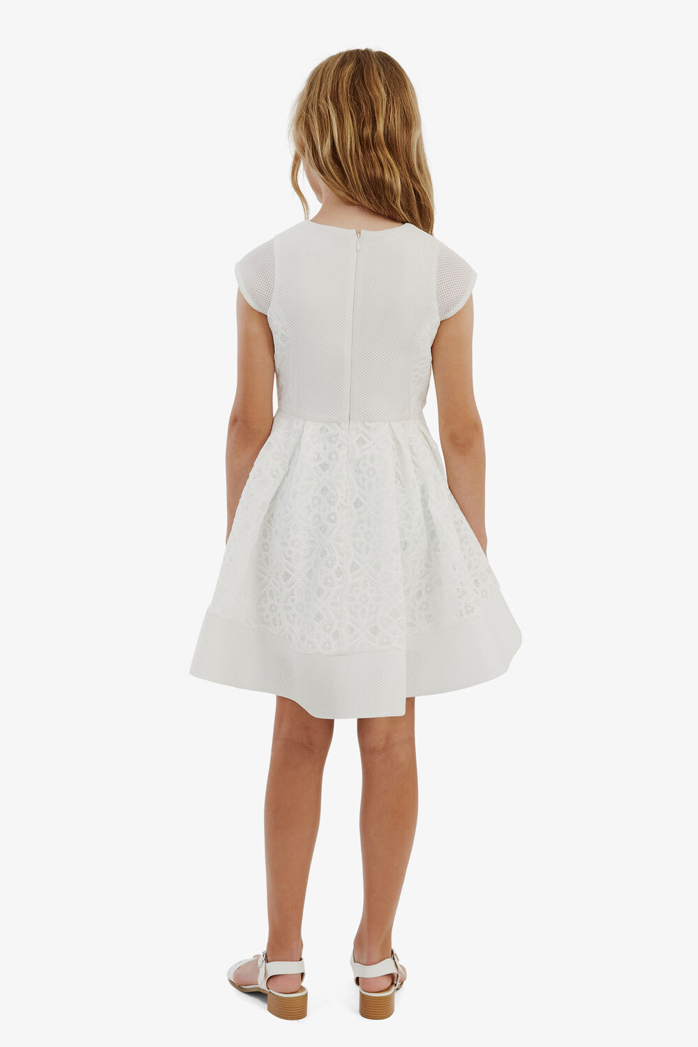 AVA STARLET DRESS in colour SNOW WHITE