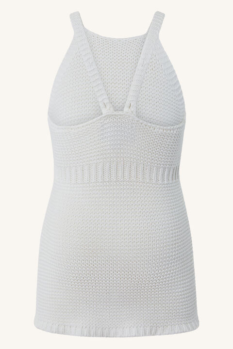BABY GIRL ANDI KNIT DRESS in colour BRIGHT WHITE