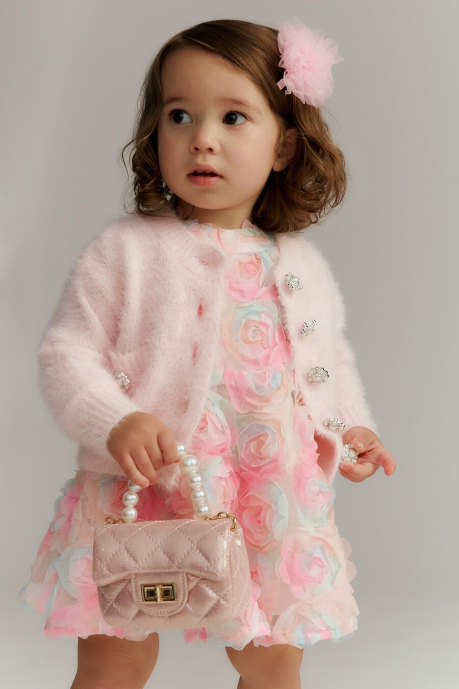 SOPHIA CARDI in colour PINK