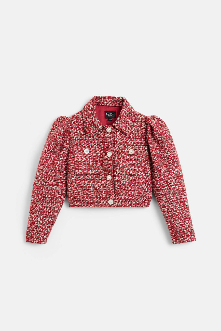 BLAIR BOUCLE SET in colour Red
