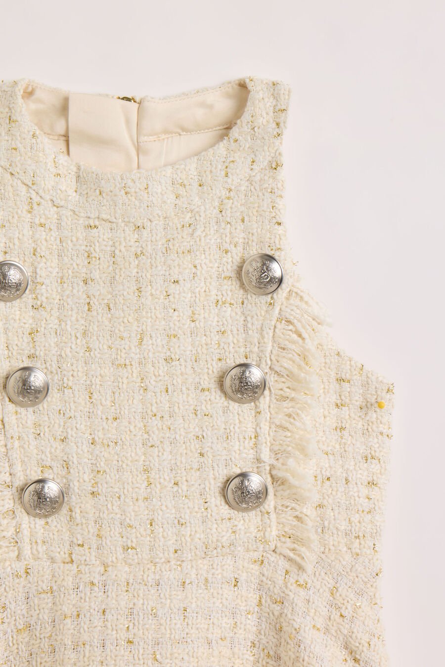 Girls Roma Boucle Dress