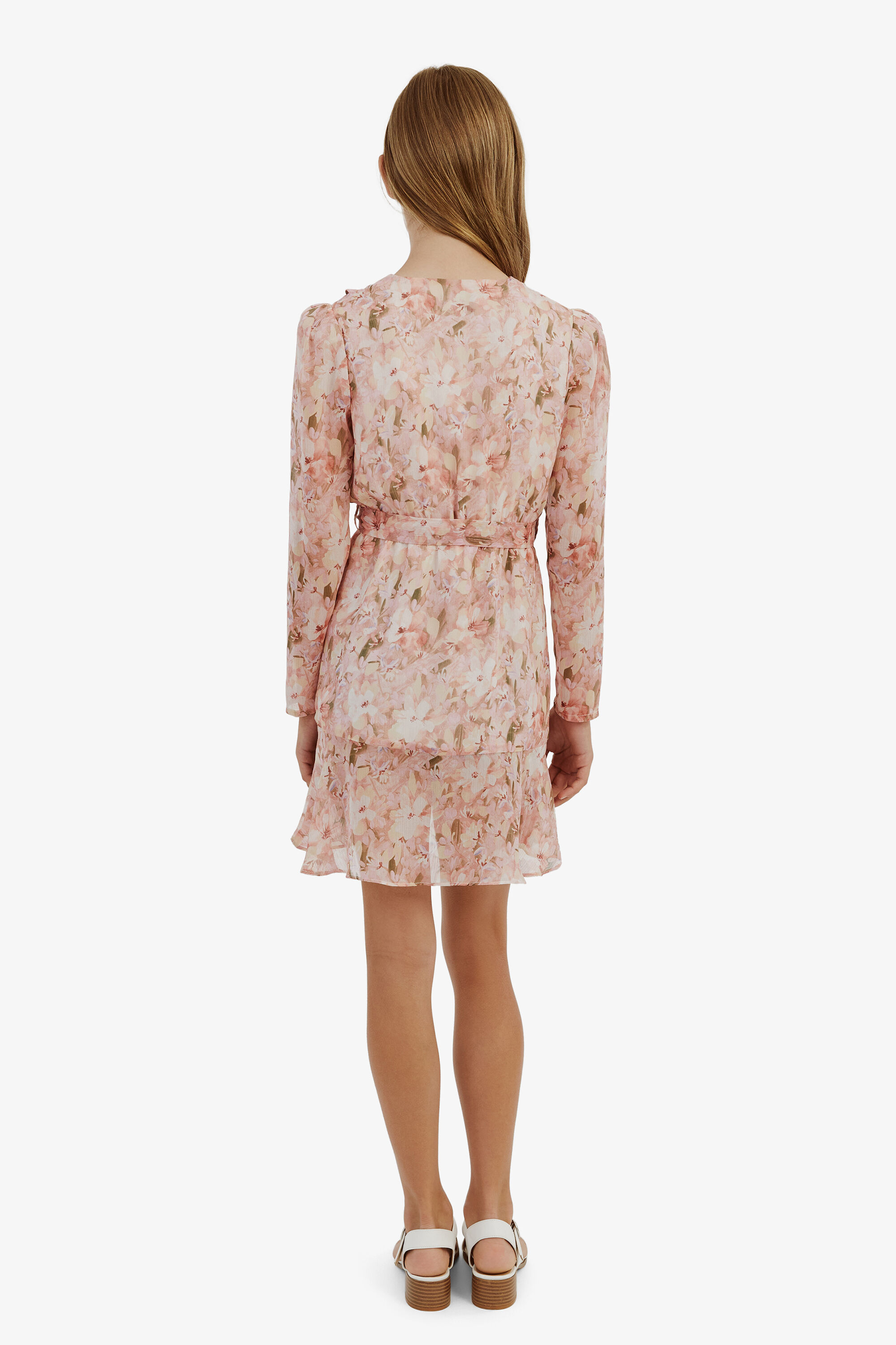 Bardot floral wrap dress store