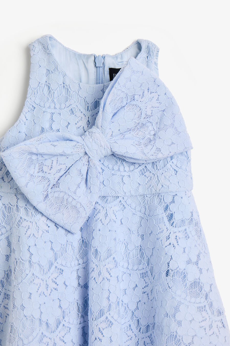 SUKI MINI BOW DRESS in colour Powder Blue