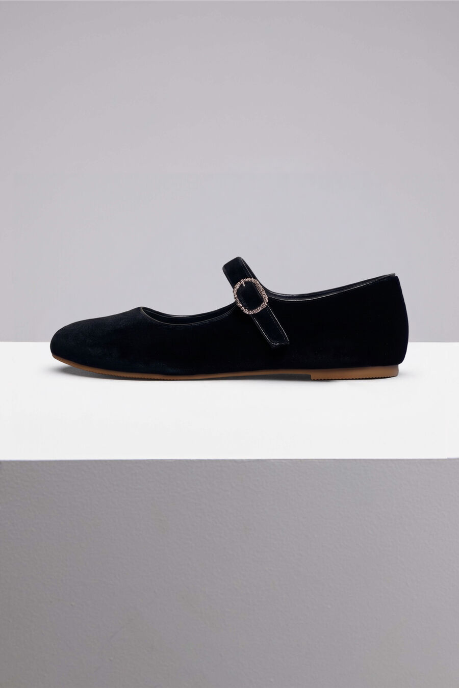 Girls Velvet Ballet Flat