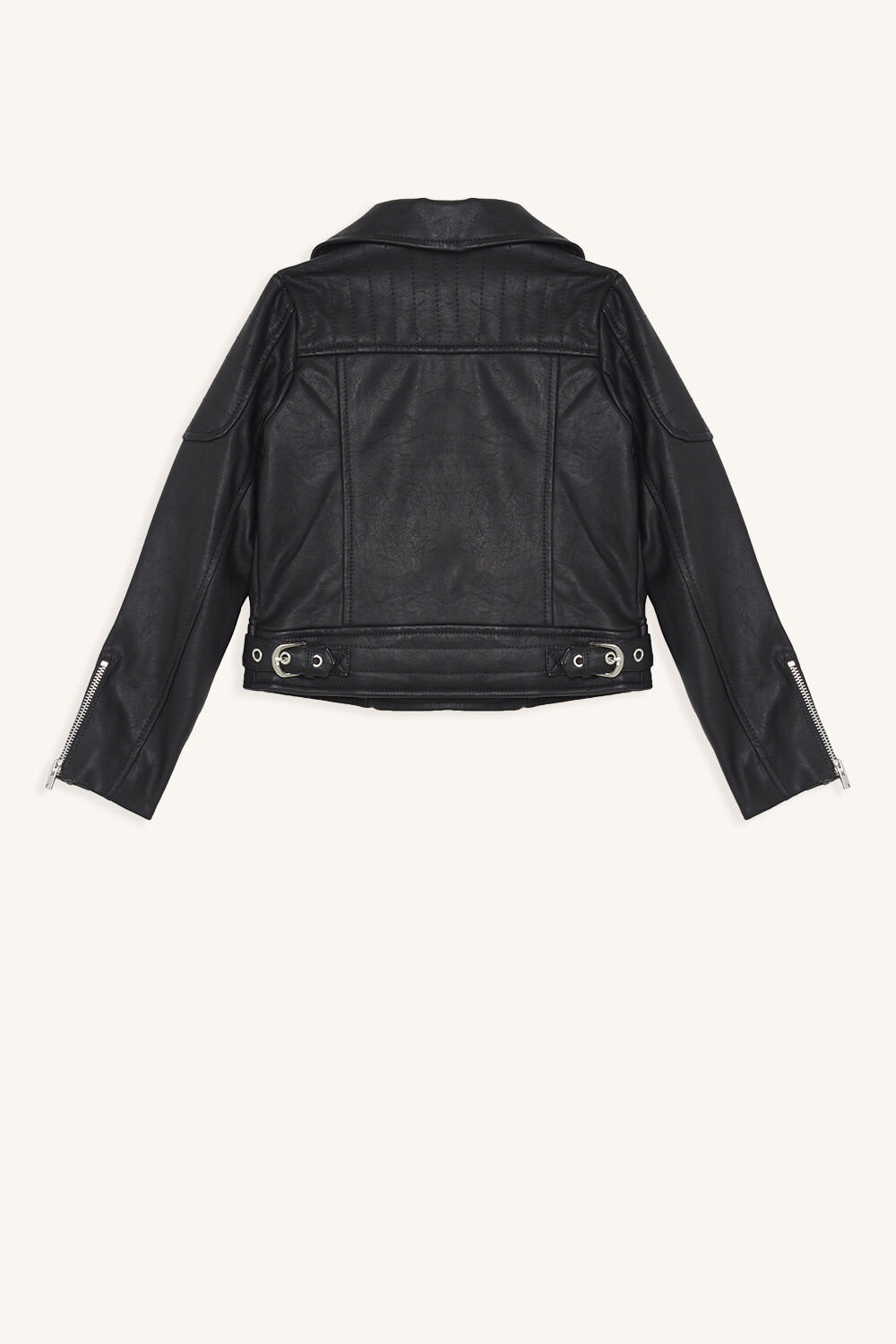 Girls KORA BIKER JACKET in colour CAVIAR