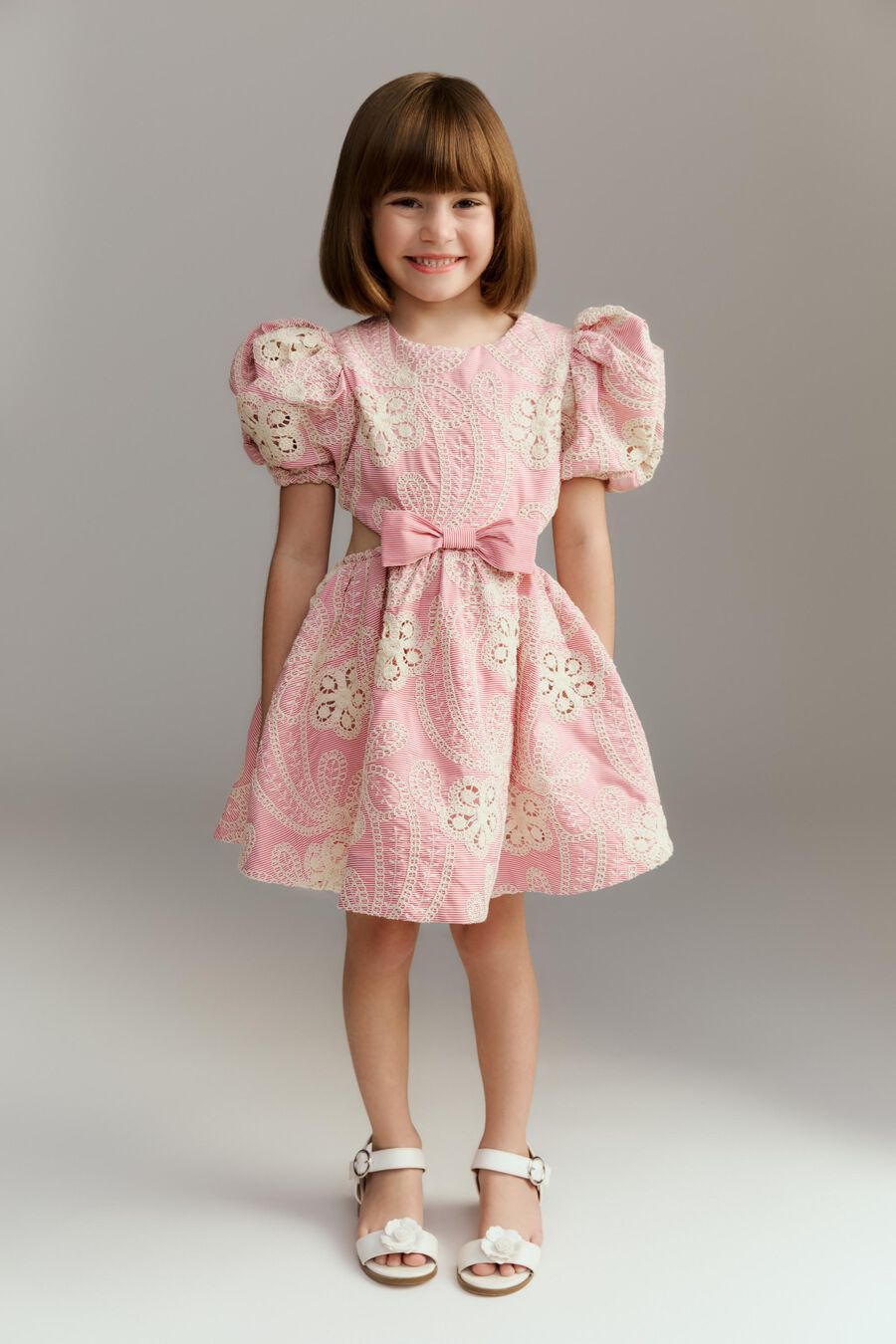 Girls Bella Stripe Mini Dress