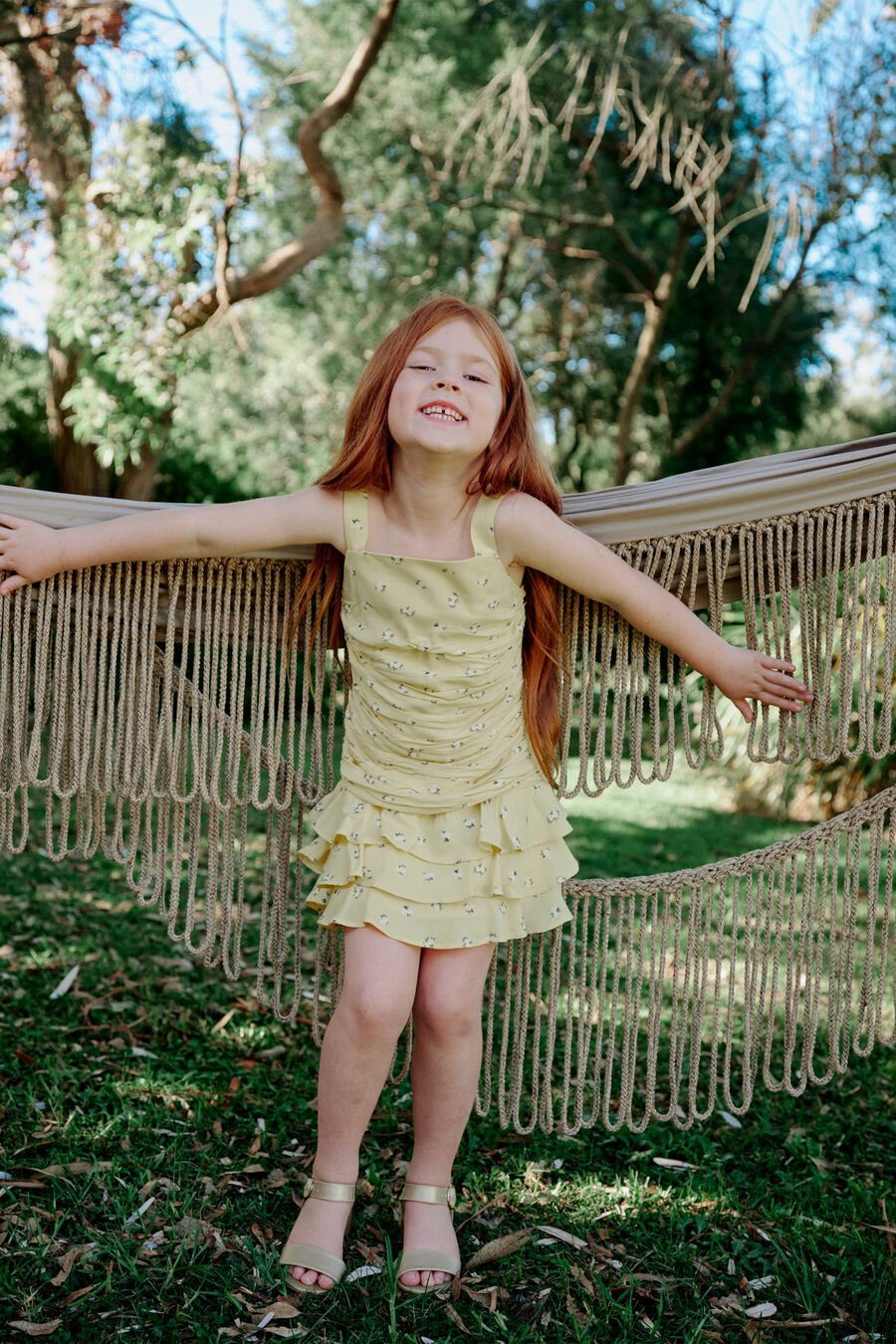 Girls Lia Floral Dress