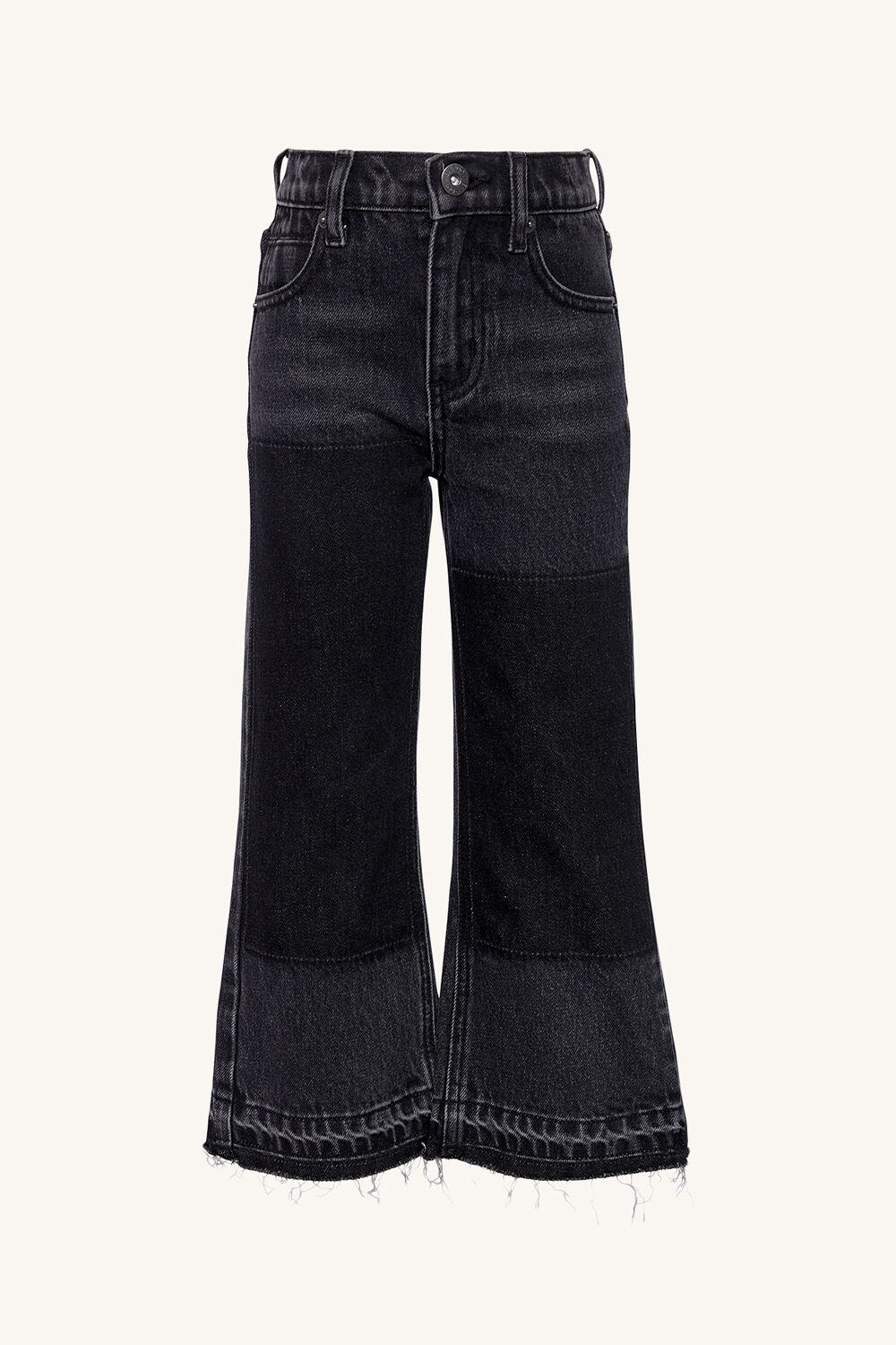 Girls MARLOWE PATCH DENIM JEAN in colour CAVIAR