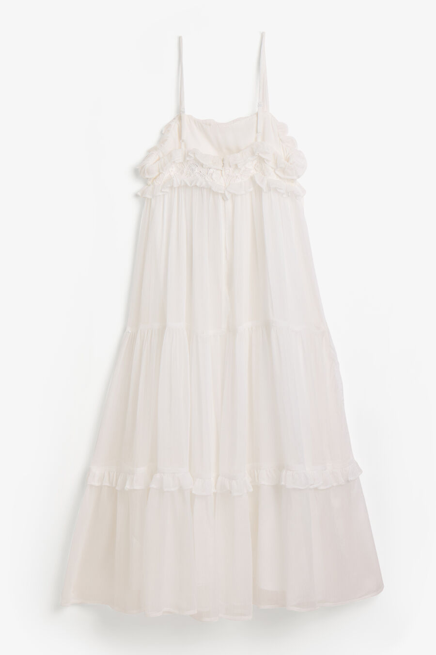 Girls Anna Crinkle Chiffon Dress