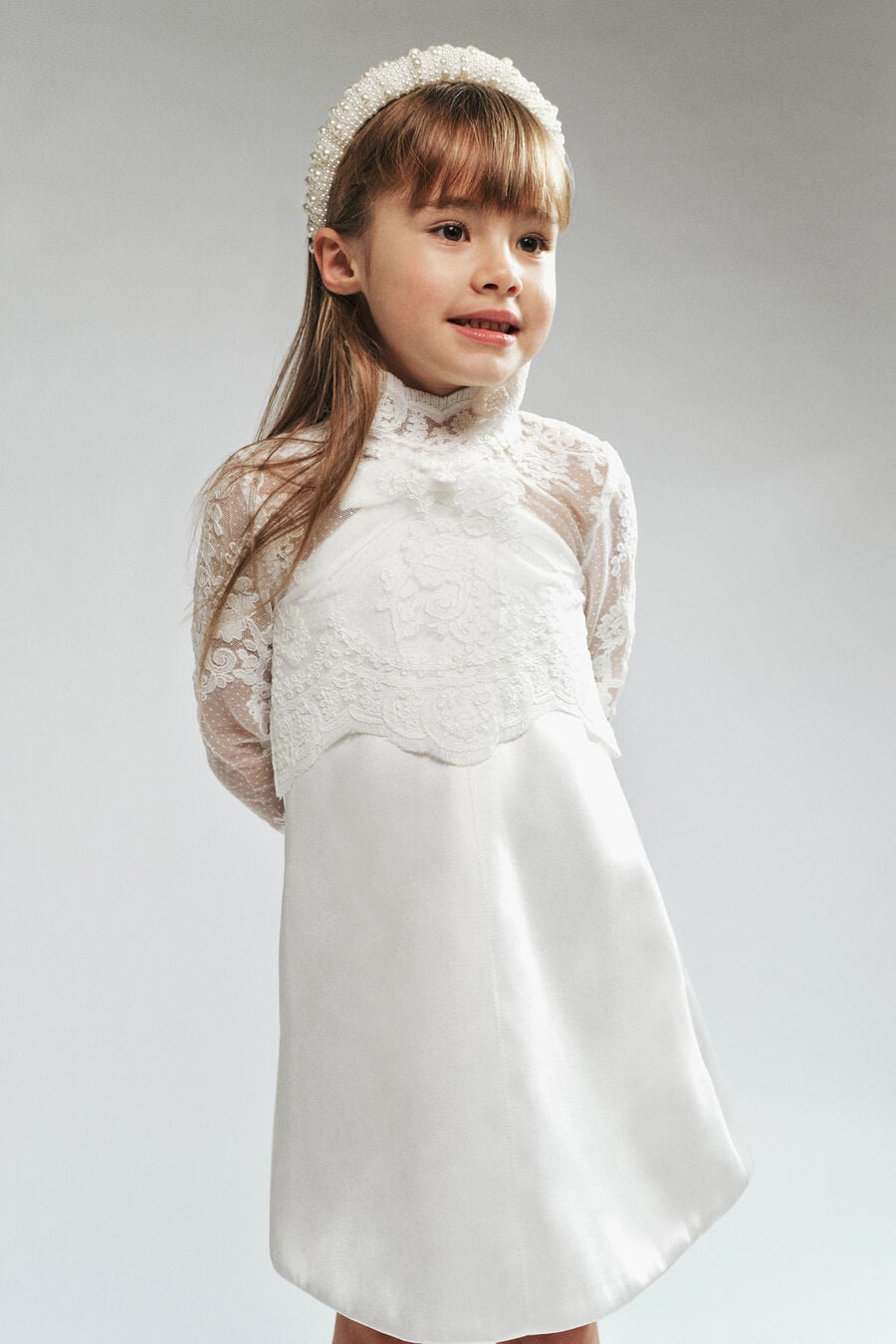 Girls Fleurine Lace Top