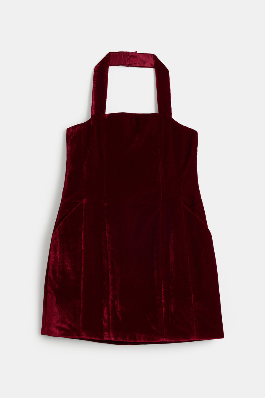 Girls Nevelle Velvet Mini Dress