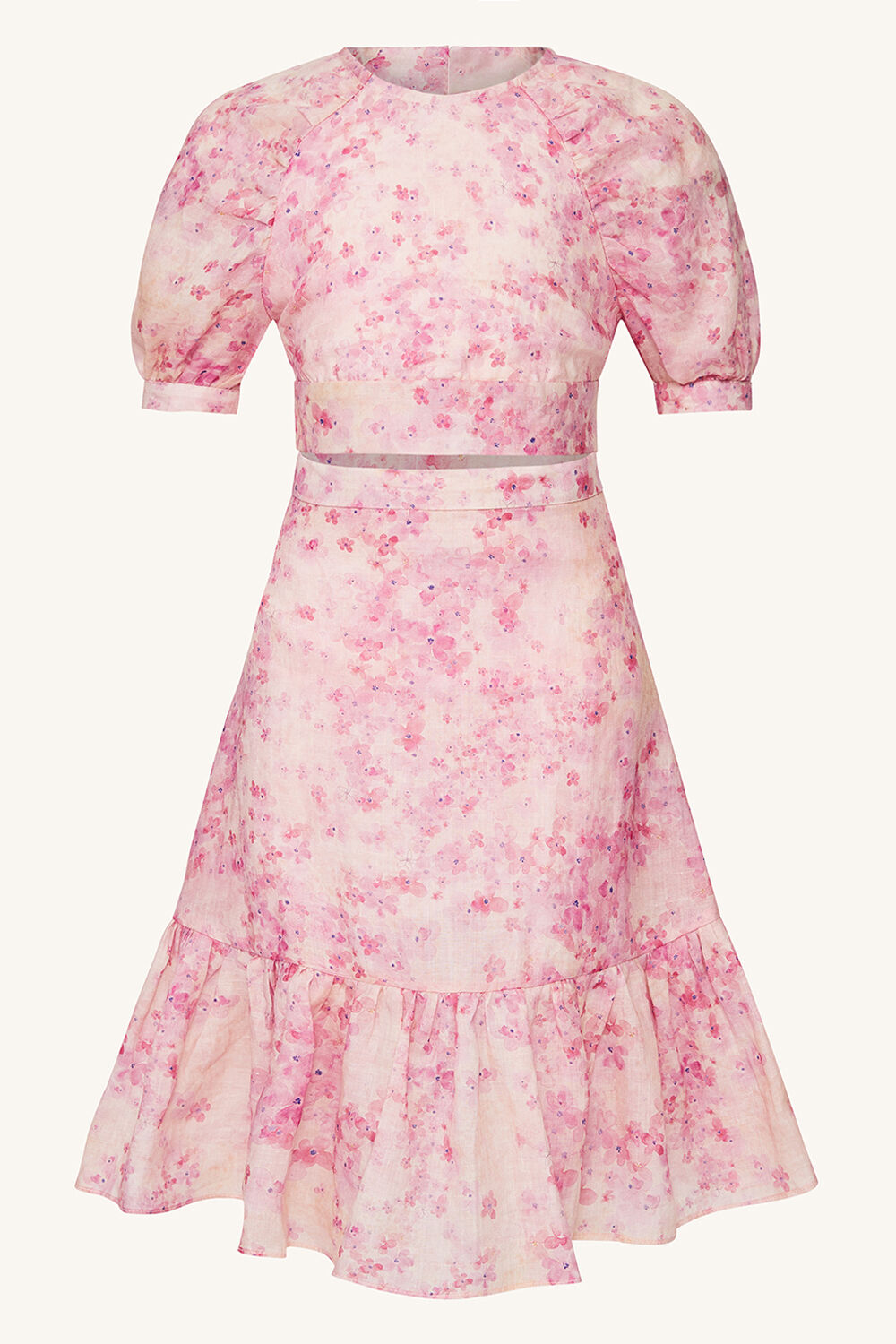 GIRLS ESSIE MAXI SKIRT in colour PEACH WHIP